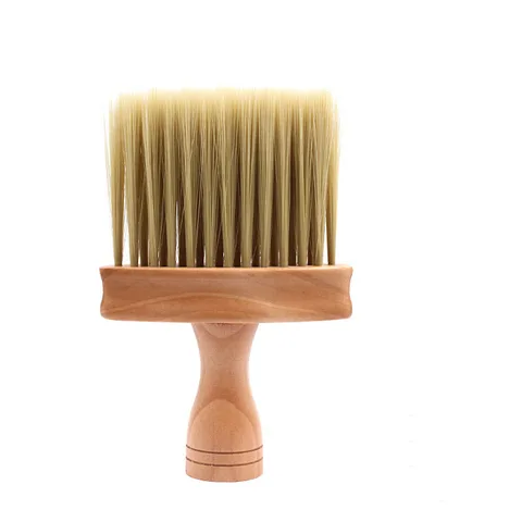 Neck Duster Brushes Soft Comfortable Lightweight Touch Wood Handle Salon Cutting Hairdressier Barber Accessory Styling Tool