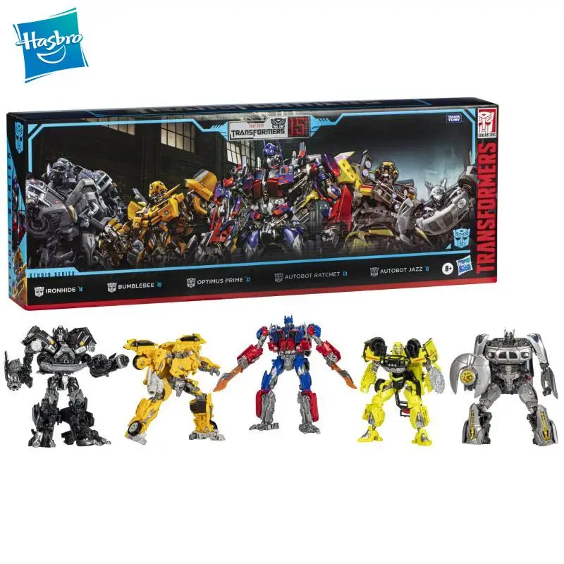 

Hasbro Transformers Original 2007-2022 15Th Limited Studio Series Autobot Five-Person Suit Action Figure Kids Toys Birthday Gift