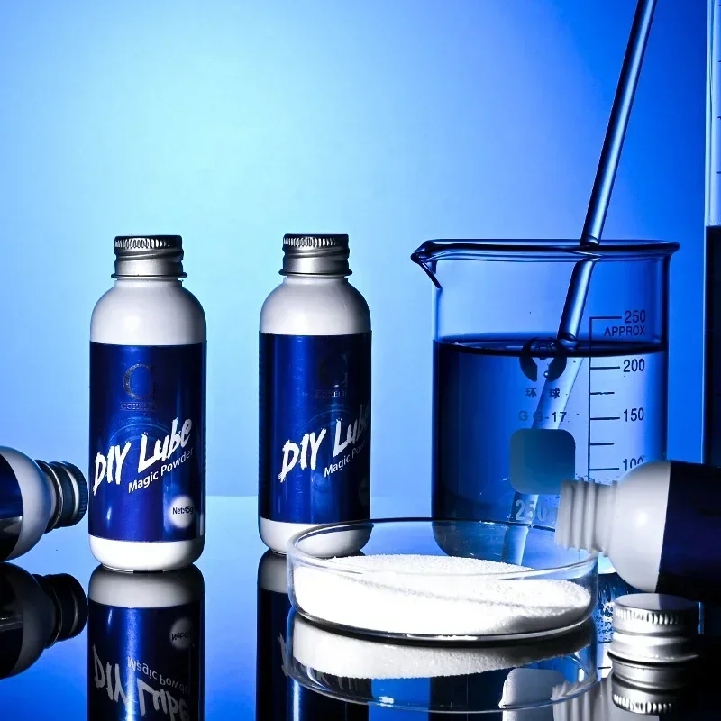 DIY Powder Lubricant Personal Lube 45g Water Soluble Sexual Lubricant Sex Shop Use