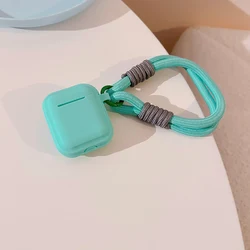 Luxury Soft Silicone Wireless Earphone Protective Cover with Anti-Lost Lanyard - AirPods 3 (02)