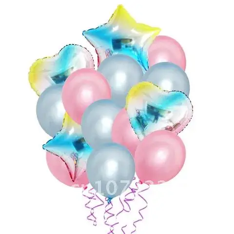 

15pcs rainbow latex balloon 18 inch stars gradient color balloon birthday party wedding children's toys decorative supplies
