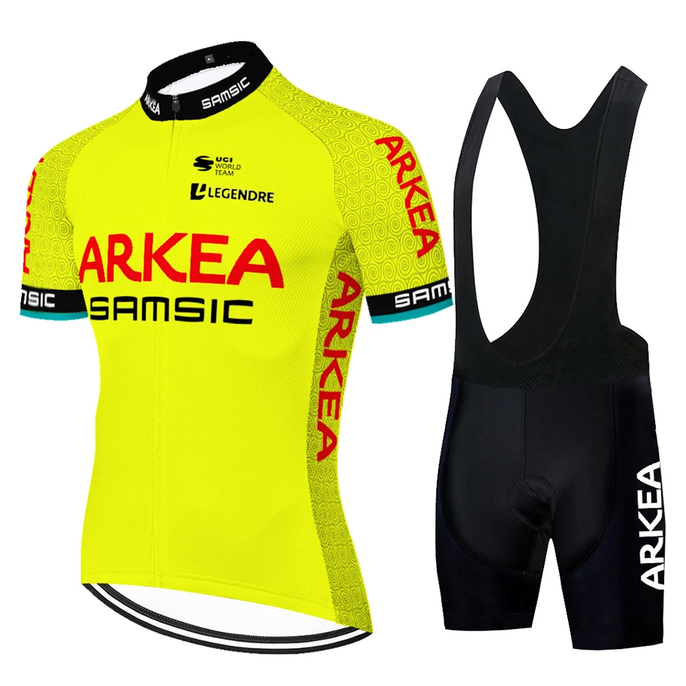 Arkea Malliot Culotte Ropa Bermuda Kit Bicicleta Equipamento Jersey Cycling Maillot Ciclismo Maillot Ciclismo Hombre