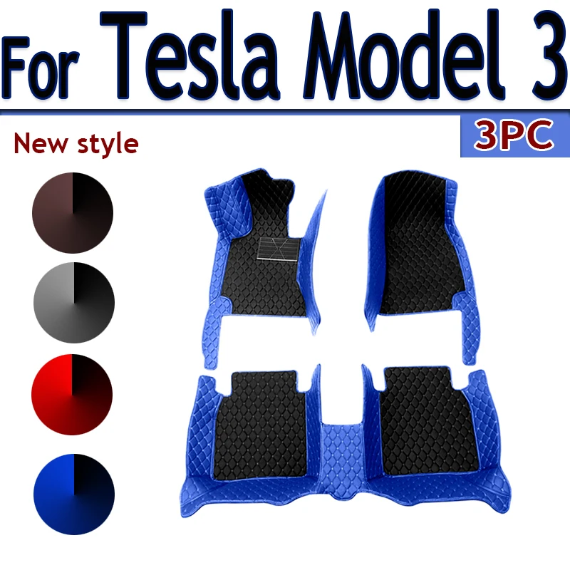 

Автомобильные коврики для Tesla Model 3, 2019, 2020, 2021, оригинальные автомобильные накладки на ножки, аксессуары для интерьера