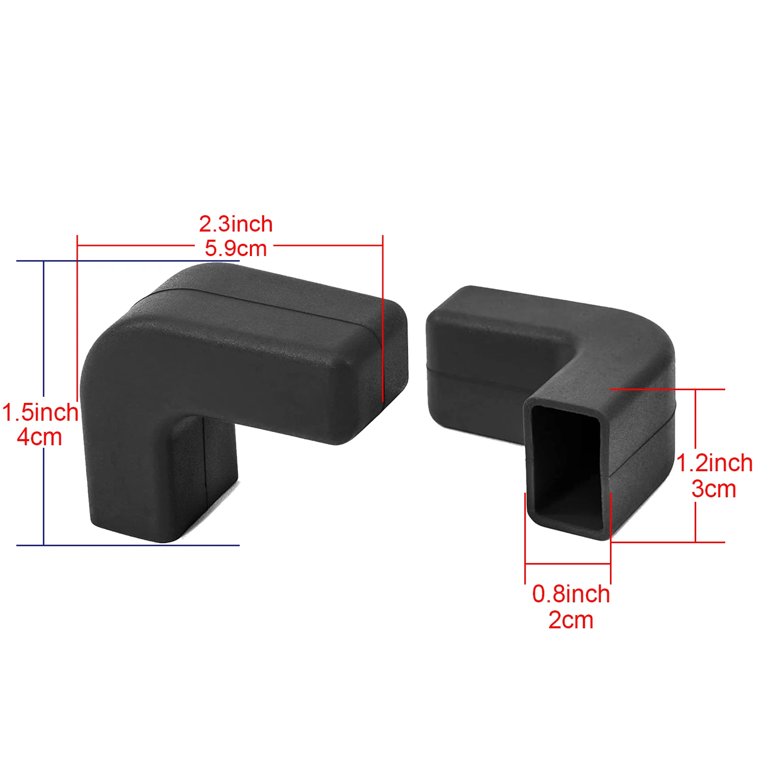 Front Bumper Cover Tow Hook Rubber For Jeep Wrangler JK JL Gladiator JT 2007-Strap Protector Cushion