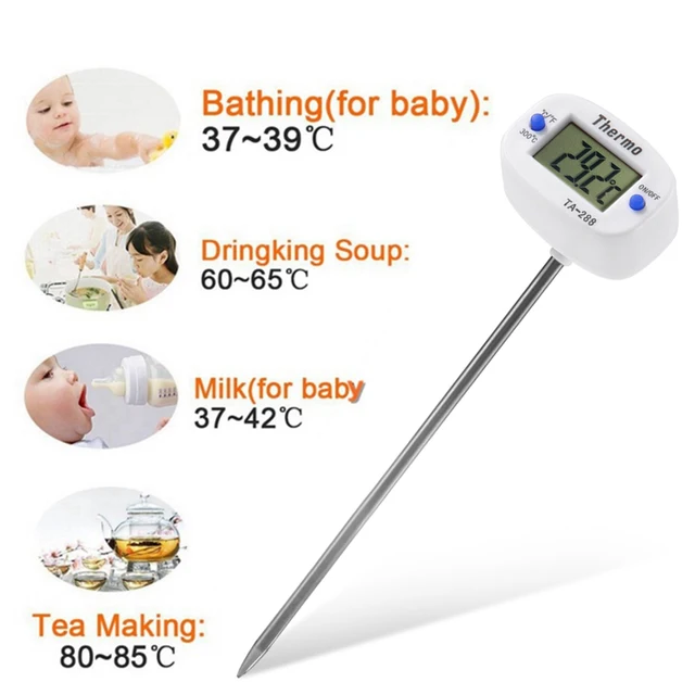 Nagy Lcd Mini Kézi Digitális Élelmiszer -Hőmérő Szonda A Konyhai Bbq Húshoz