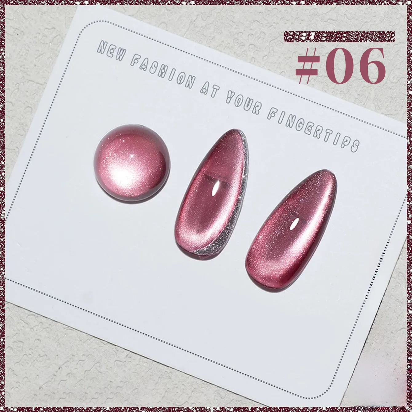 MIANEL 12ML Sommerblumen-ähnlicher Satin-Katzenaugen-Gel-Nagellack 2026 Eisklarer Nude-Glasperlen-Nagellack Rosa Nägel 1-6 Stück – Detail 30