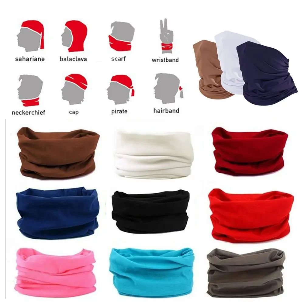 

Cycling Biker Cover Neck Gaiter Outdoor Sport Bandana Military Mask Tube Face Mask Headband Scarf