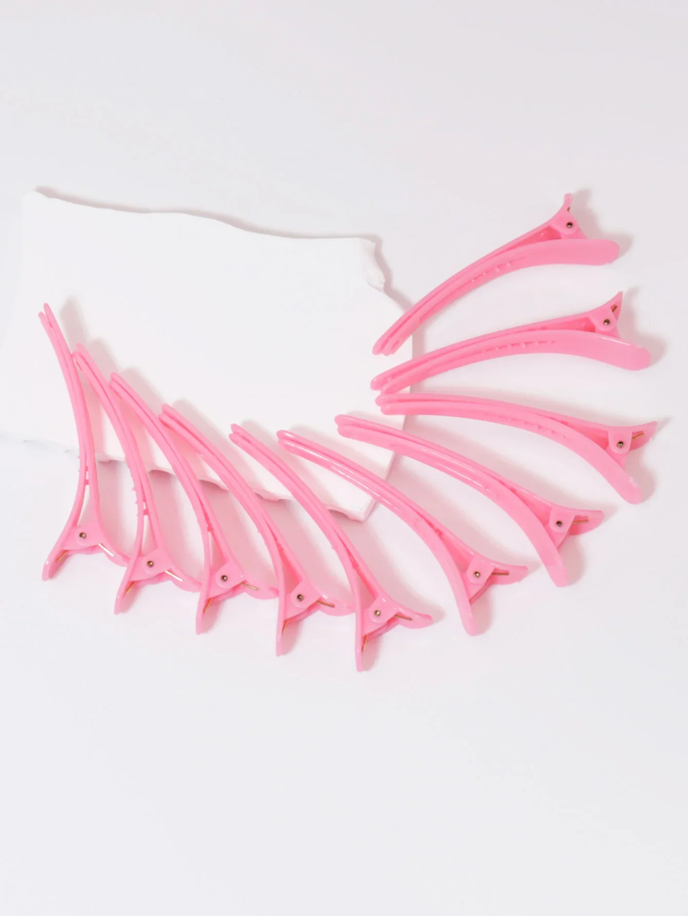 ducktooth plastic 10pcs clip, suitable for female styling, anti slip hair clip for thick and sparse hair