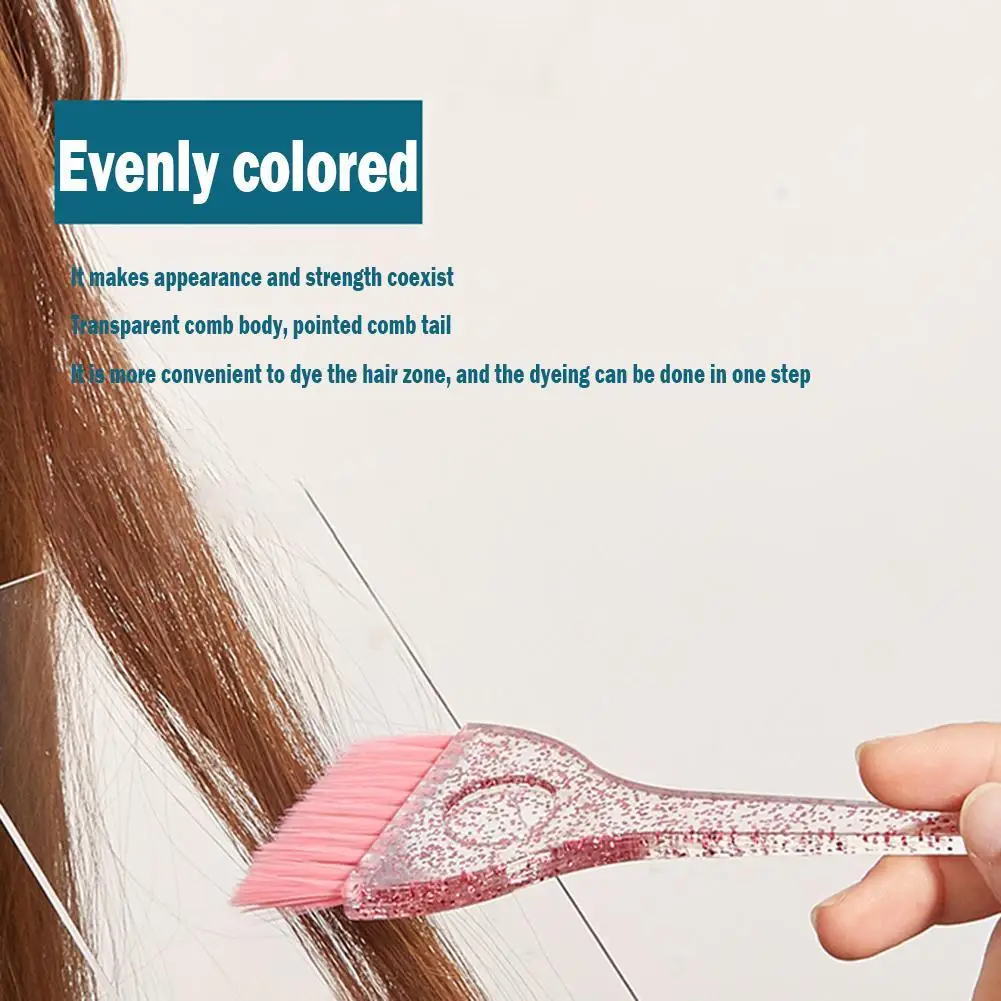 Description Picture 4 of itemProfessional Plastic Crystal Hair Coloring Brush Comb Cream Mixing Blender Bowls