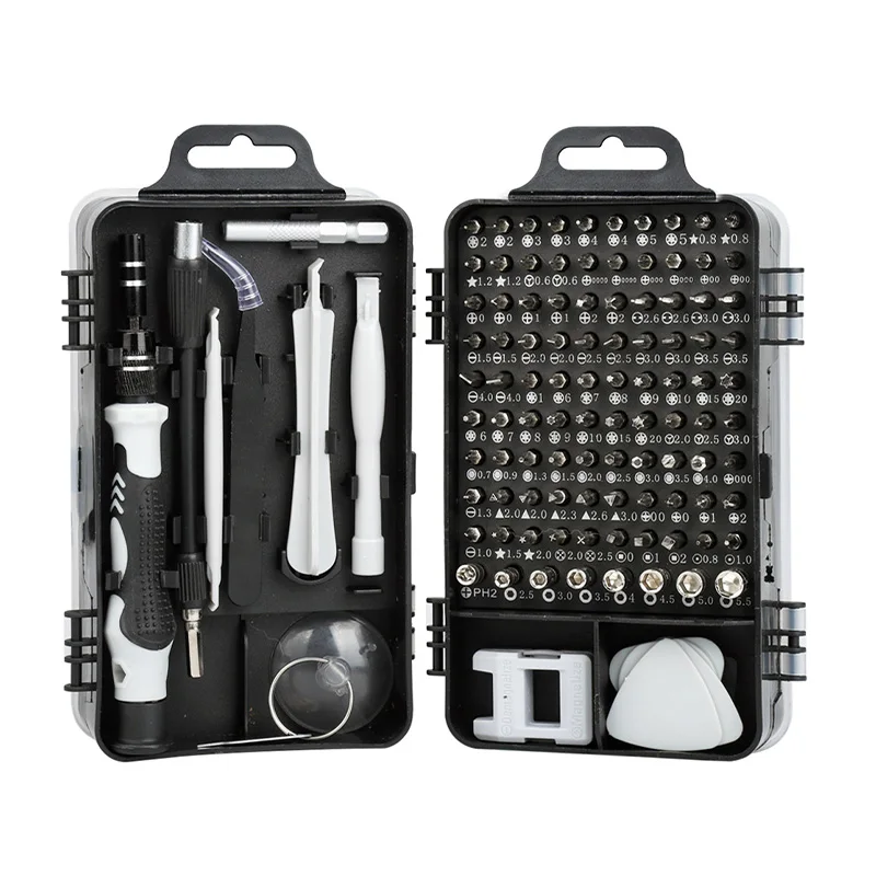 115-in-1 Multifunctional Screwdriver Set Hardened Bits Precision Repair Tool Kit for Computer PC Mobile Phone Household
