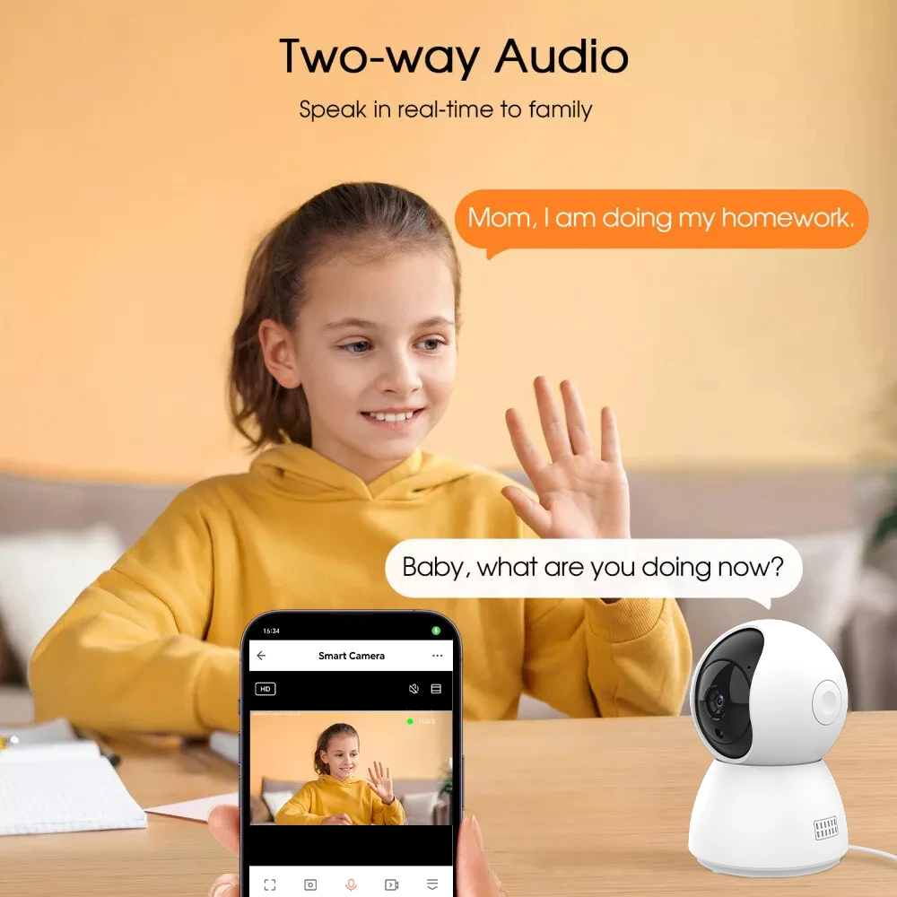 SOS Emergency Button ONLY Works with RH-IOTC10 Tuya Smart IoT Camera Security Surveillance Protection Systems