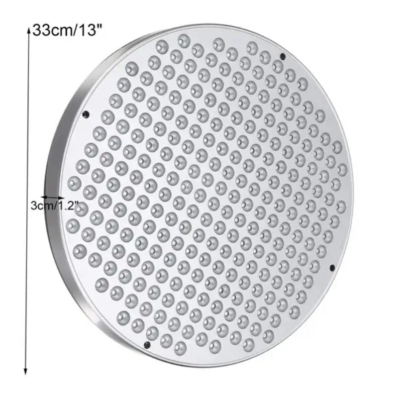NEW Red Therap Lamp LED Panel (Round)with Stand, 660 &850nm Near Infrared Light Combo, For Pain Relief Bod, Skin_voghion.com