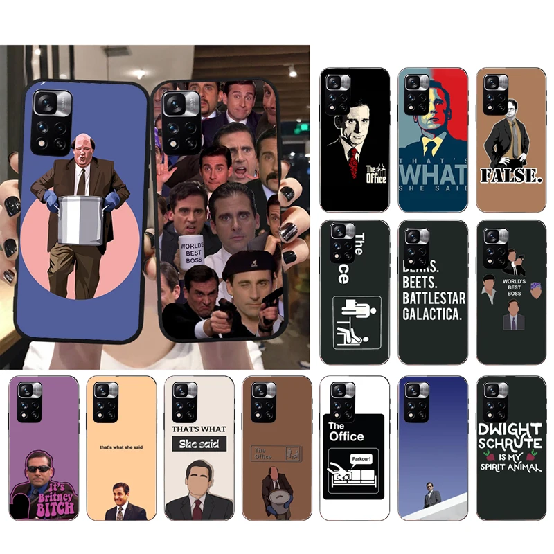 The Office Custodia Per Telefono Michael Scott Per Xiaomi Redmi Note 12 Pro 11S 11 10 Pro 10S Note 12R 12S 12 Proplus Redmi 10 9C 12