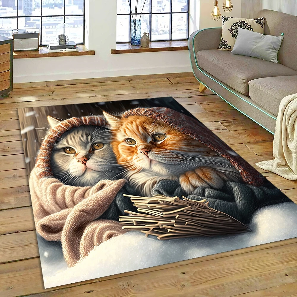 Tapetes temáticos de gatos persas: Uma fofura para sua casa! 29 Se16db746c5854f23b28499ab0ac526d6C