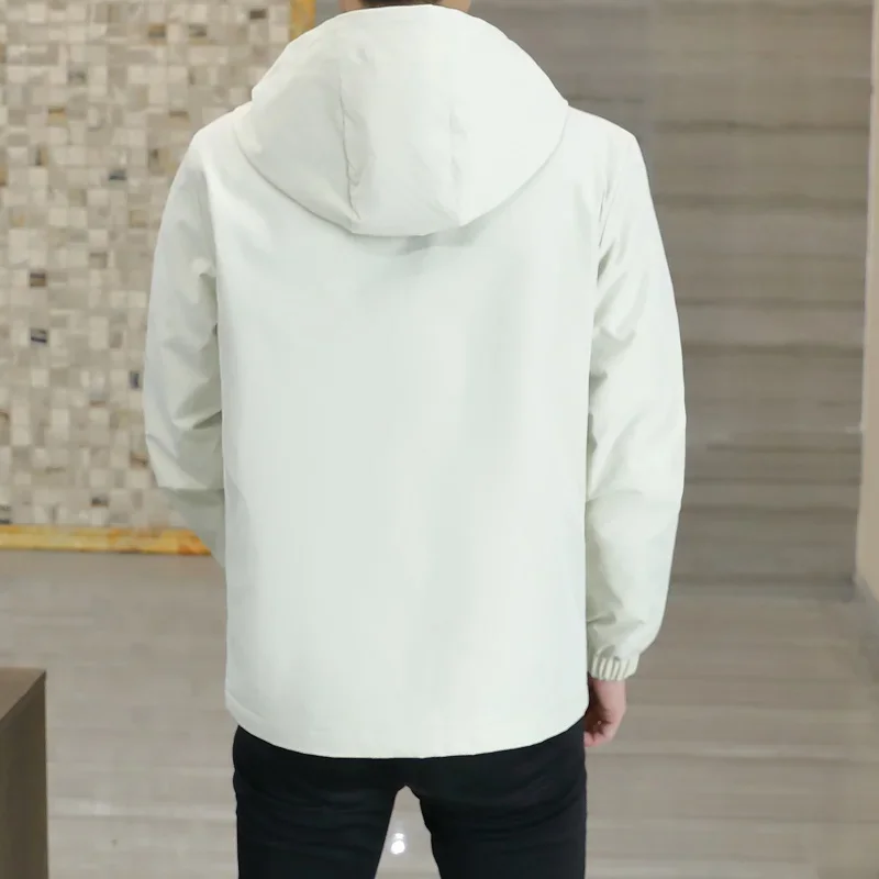 2023 men's hooded jacket men's coat warm wool thick warm windbreaker jacket men's fashion casual jacket 5XL men jacket  Fleece