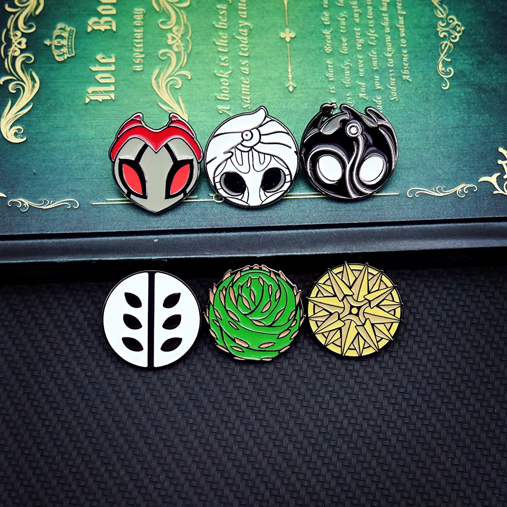 HollowKnightPinsGameLapelPinsforBackpackBroochMetalEnamelPin