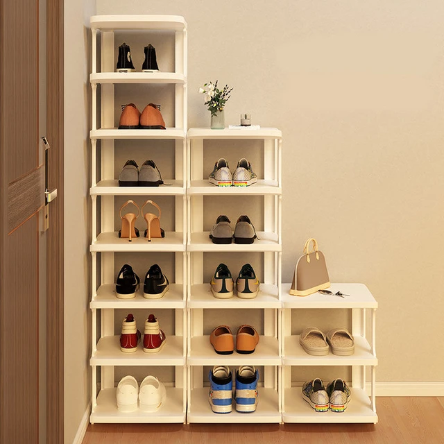 Simple Shoe Rack at The Door, Multi-Layer Storage Shelf, Home