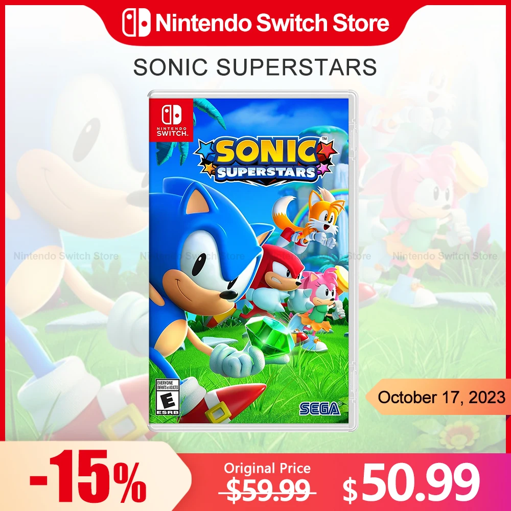 Sonic Superstars Nintendo Switch Game Deals 100% Original Official Physical Game Card Action Party Genere Per Switch Game Console
