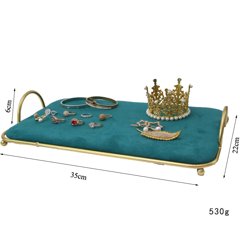 Newly Two-Colors AB Face Plum Screen Necklace Earrings Display Box Stand Earrings Brooch Display Tray Stand 2Colors Matching