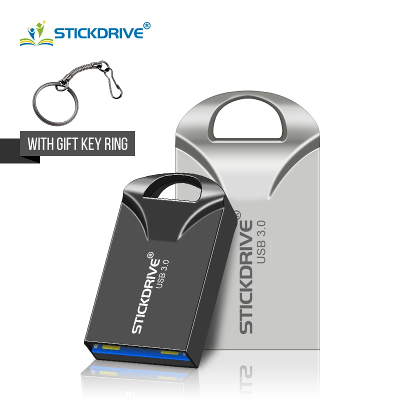 Usb flash drive flash drive 3.0 usb flash drive pen drive 16GB 32GB 64GB waterproof Metal Key pendrive Card Memory Stick Drives u disk