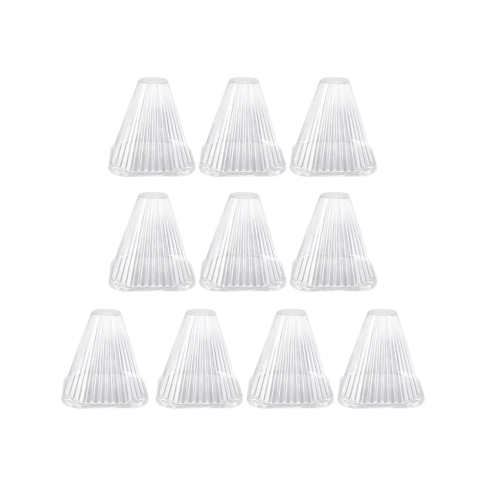 10 Pieces Garden Cloche Plant Dome for Outdoors Frost Freeze Protection Mini Greenhouse Sturdy Windproof Cover Plant Covers