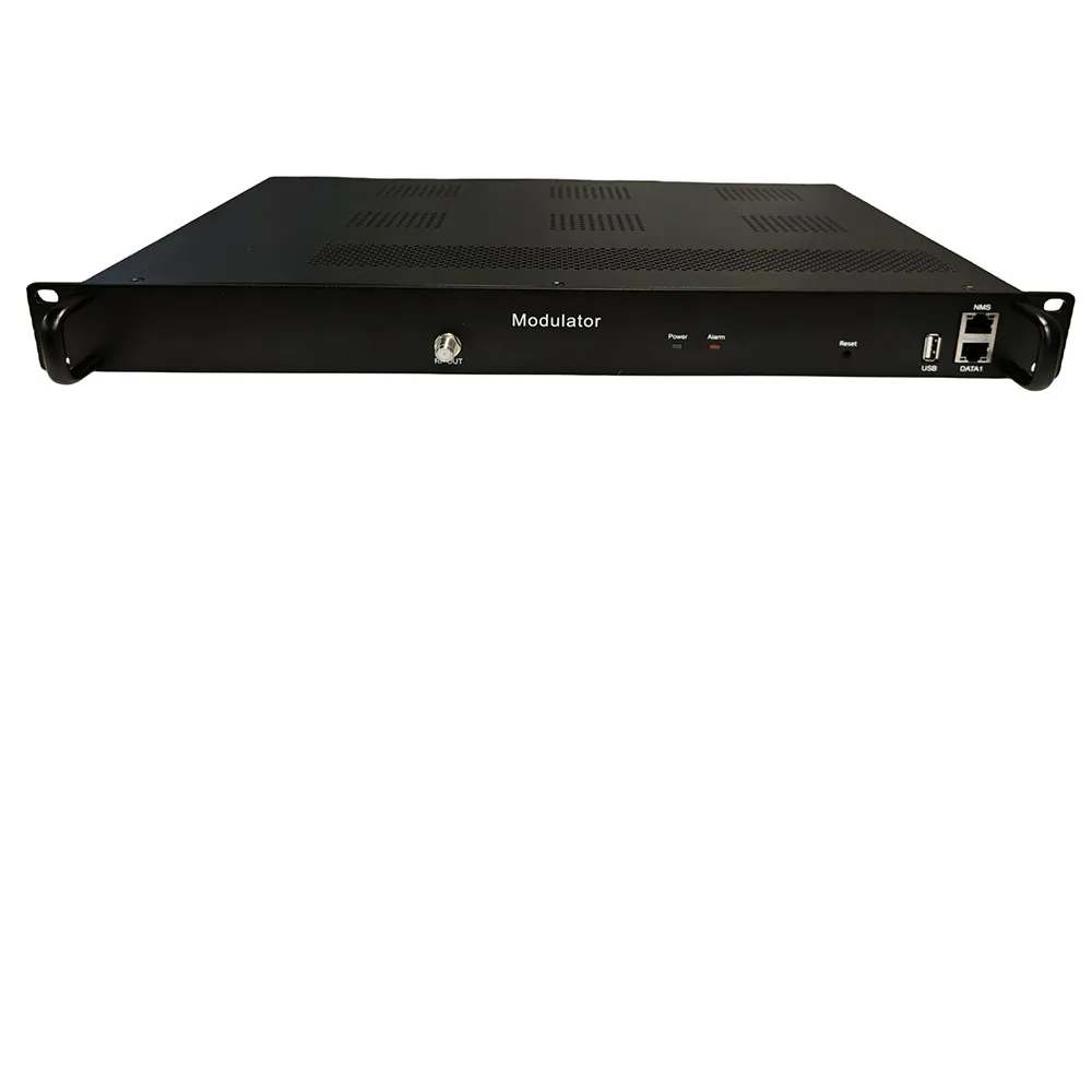 4-channel IP to RF ASI to RF Cable TV front-end equipment DVB-T ATSC ISDBT DVB-C modulator