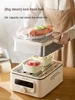 ZF Electric Steamer Household Multi-Functional Large Capacity Multi-Layer Steaming Boiling Stewing Integrated Steamer 2