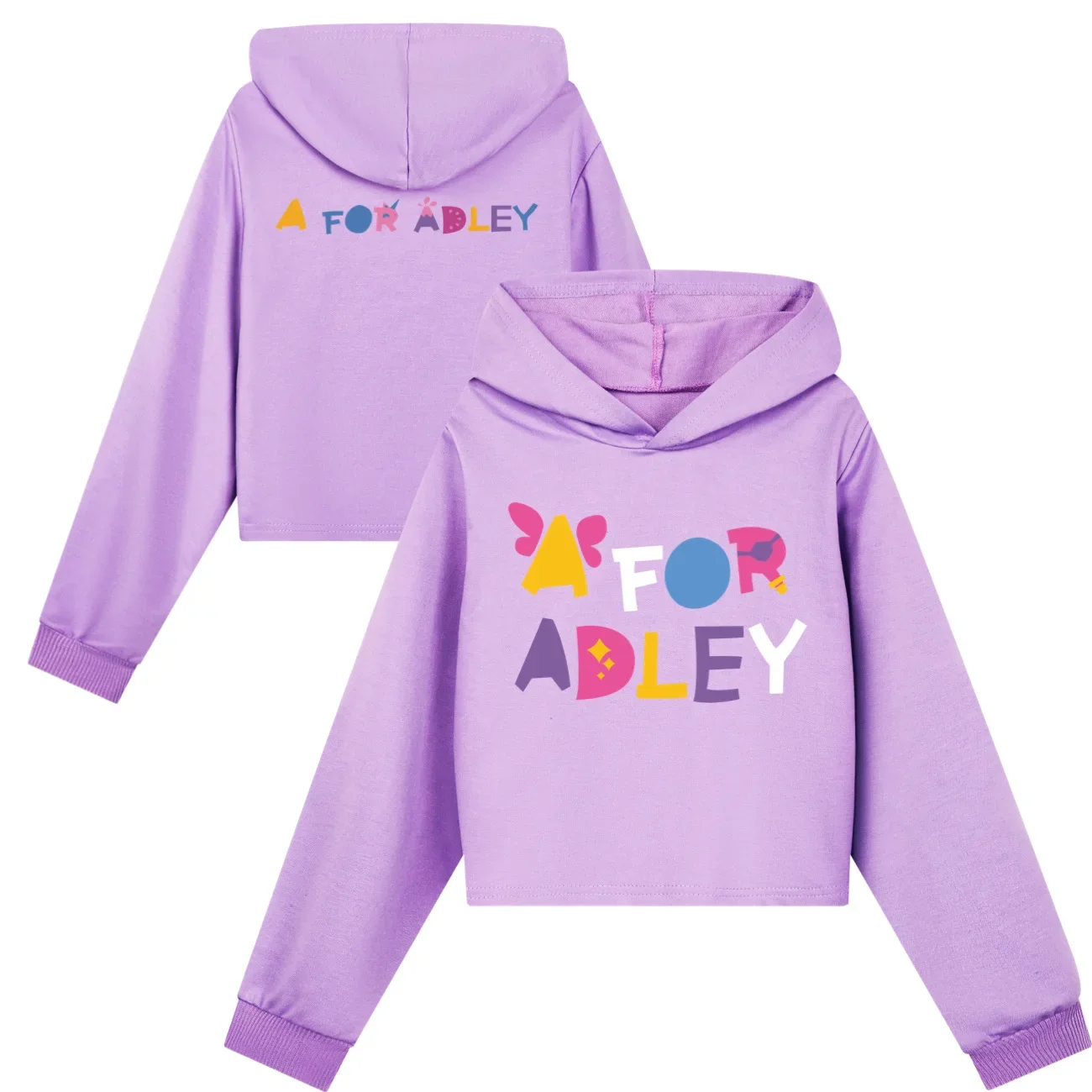 Cropped Hoodies Girl Clothes Girls Hoodie Set Children A For Adley Clothing Spring Hoody Kids Long sleeve Casual Tops 1972