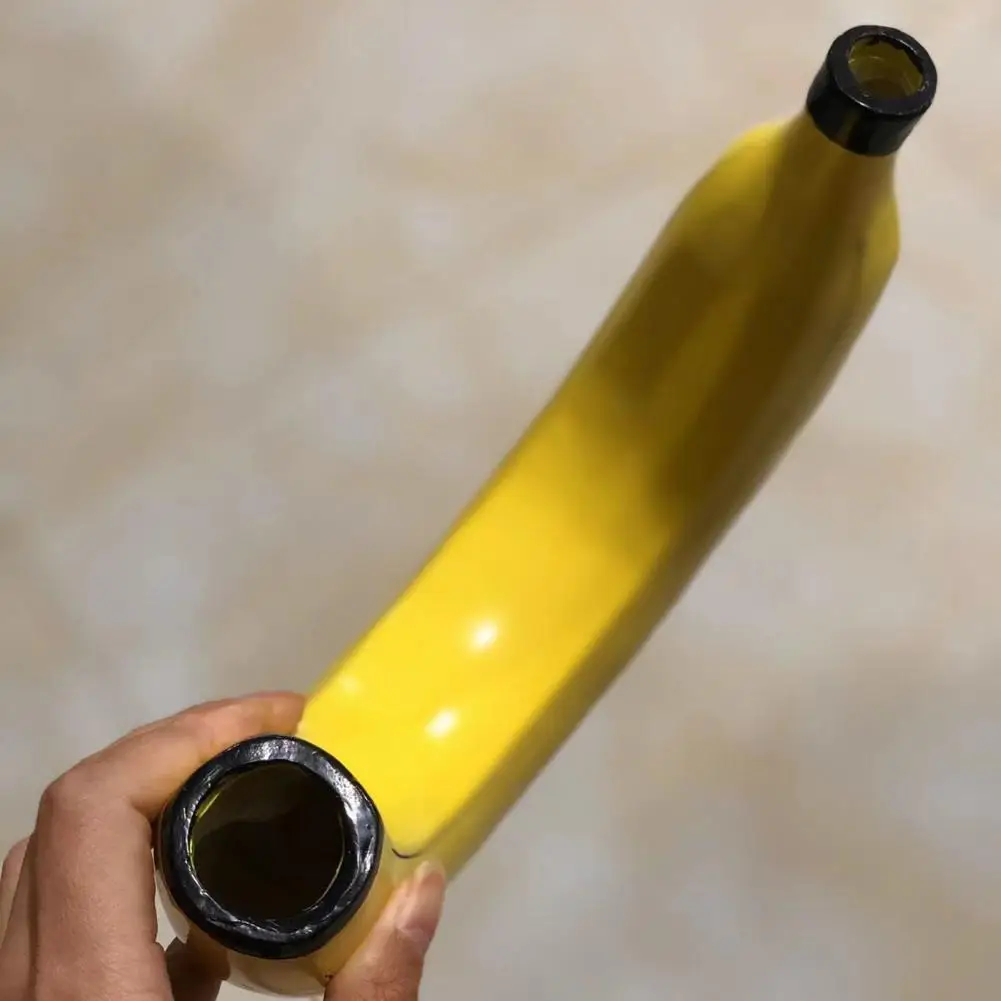 Synthetic Resin Banana Vase Modern Flower Pot Art Crafts Desktop Vase Ornament Tabletop Vase for Flowers Arrangement Home Decor 4