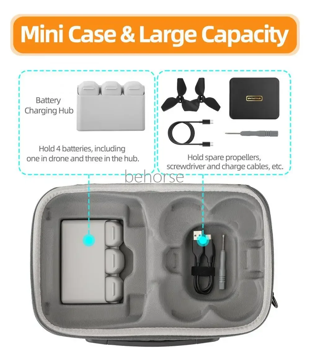 Storage Case For DJI RC 2 Hard Shell Shockproof Protetive Bag Portable Shoulder Bag Handbag For DJI Neo Drone Accessories