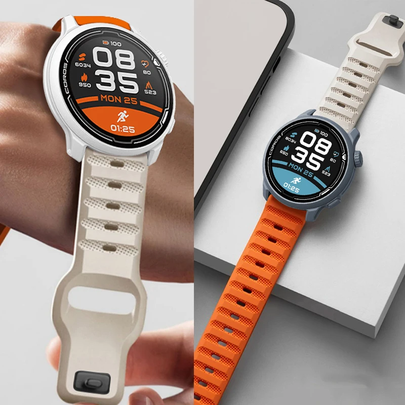 Versatile Silicone Sport Band - 20mm/22mm Wristband Strap