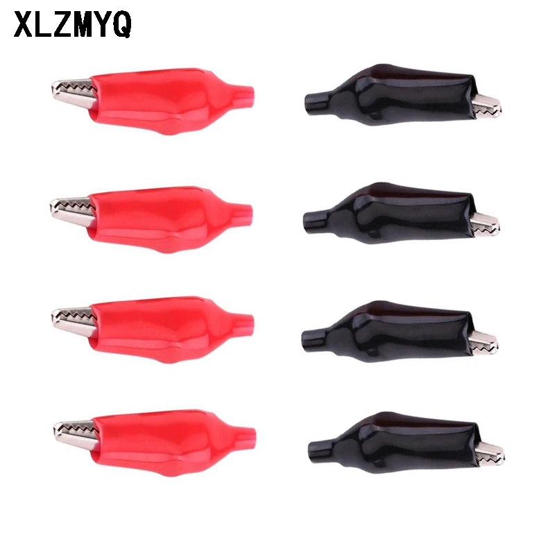 100pcs 28MM Alligator Clips Electrical Test Lead Roach Clip Test Jumper