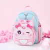 Bowknot Cat School Bags for Girls Kawaii Backpack for Kindergarten Kids Boys Children Green Purple Rabbit Bag Mochilas Escolares 1