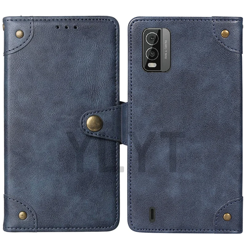 iTien Retro High-Quality Flip Deluxe Leather Phone Wallet Case