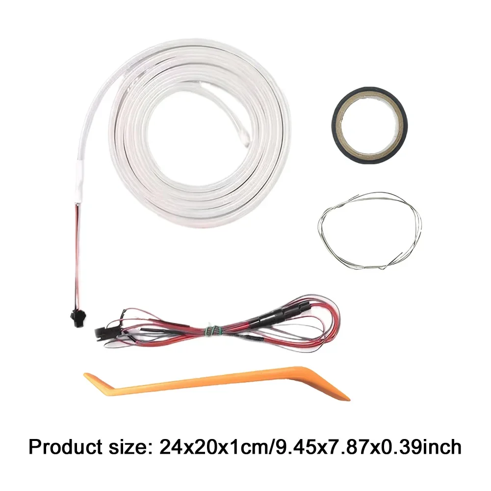 LED Dynamic Flowing Light Strip Multifunction Automatic Tail Box Light Car Trunk Ambient Lighting Strip for Truck Trunk Decor