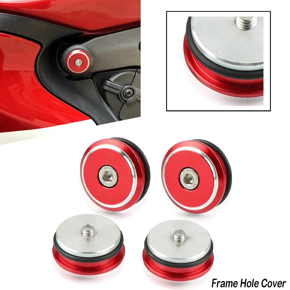 

Motorcycle Frame Hole Cap Cover Fairing Guard For Ducati SUPERBIKE Panigale 899 959 1199 1199S 1199R 1299 1299S 1299/1299 S V4