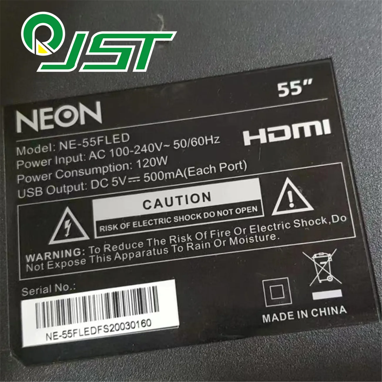 9pcs TD SYSTEMS K55DLY8US KROMS KS5500SM4K PROSCAN PLED5544U RCA RNSMU5545 HV550QUB-F5A HRS_SQY55D3_5X9_2W_MCPCB AE0110490