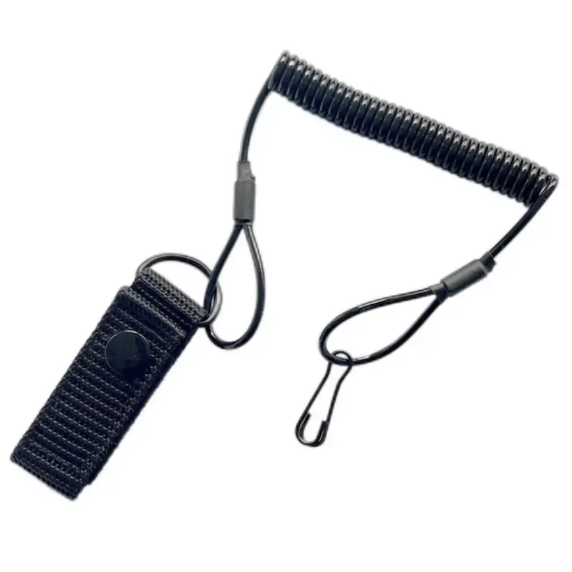 Lanière De Sécurité élastique à Dégagement Rapide - Pour Pistolet élastique, Sac, équipement Outdoor, Résistance 600kg (couleurs Au Choix) - 4