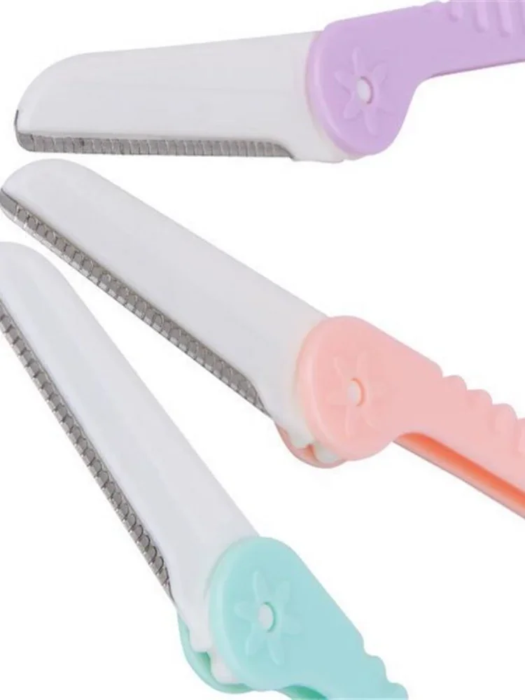 3Pcs Women Beauty Blade Facial Hair Removal Razors Shaver Trimmer Eyebrow Knife