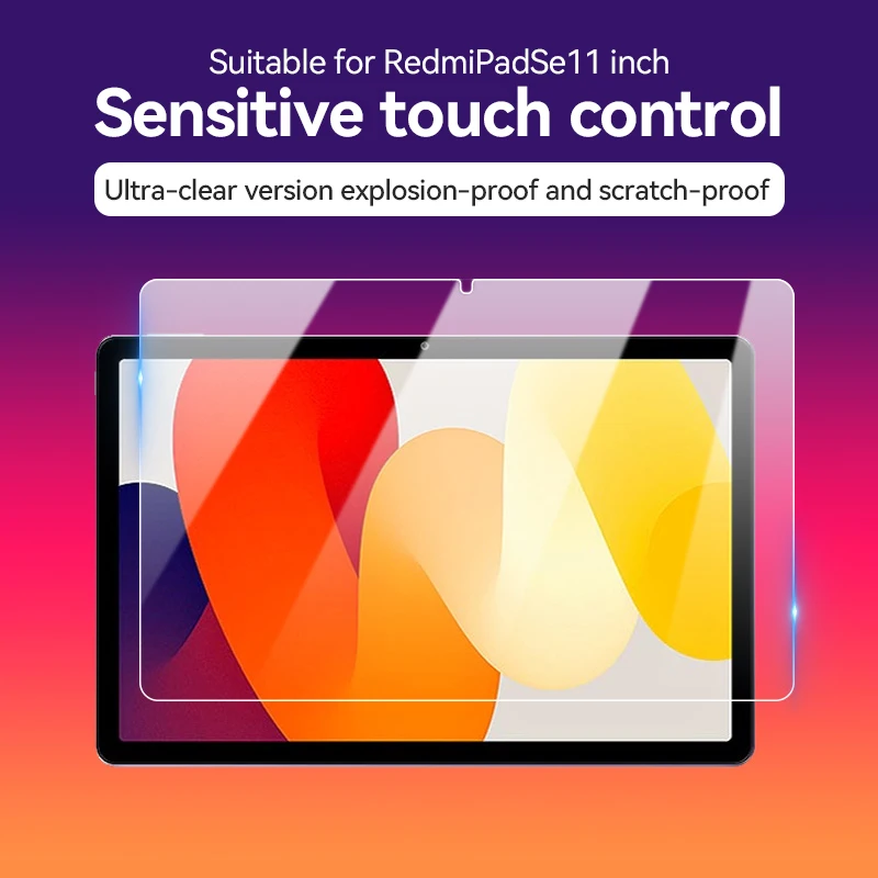 

1/2Pcs HD Scratch Proof Screen Protector Tempered Glass For Xiaomi Xiaomi MI Redmi Pad SE 11-Inch Tablet Protective Film 2023