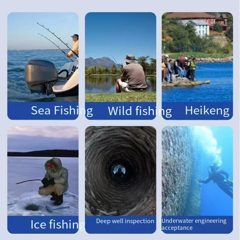 5.0-inch screen underwater detection video display tool, observation deep well, pipeline, underwater, fish detection tool