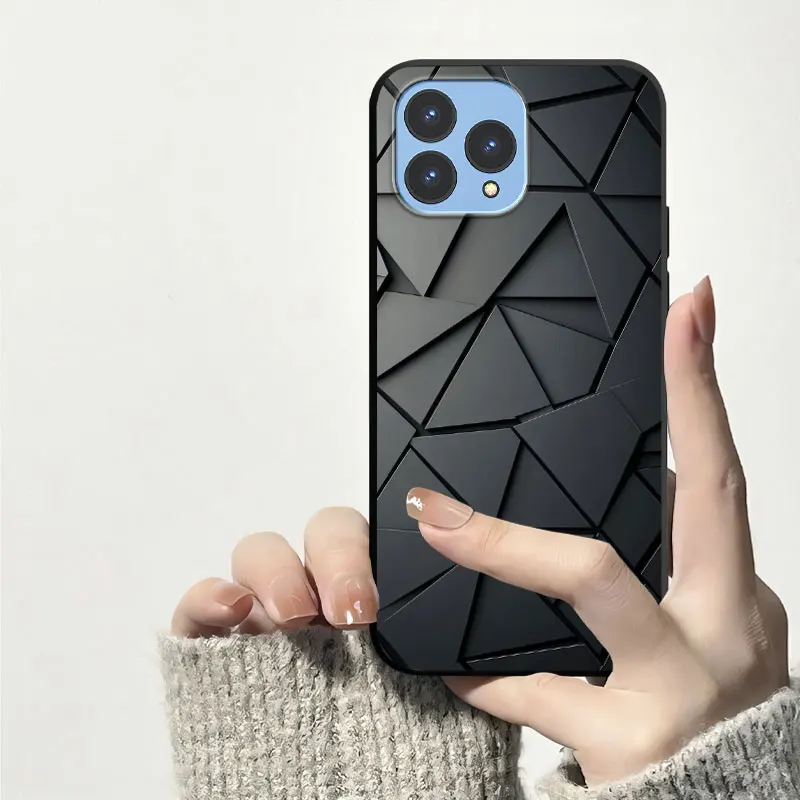 Cool Cartoon Shockproof Soft Silicone Phone Case with Floral Design