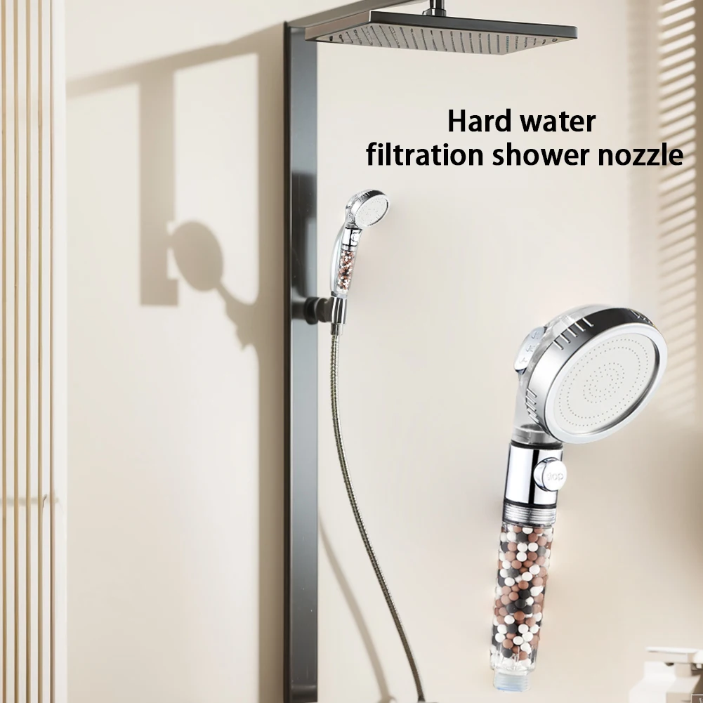 Shower Head with Filter Filter Shower Head Water Saving Pressure Increasing Shower Head for Remove Chlorine 4