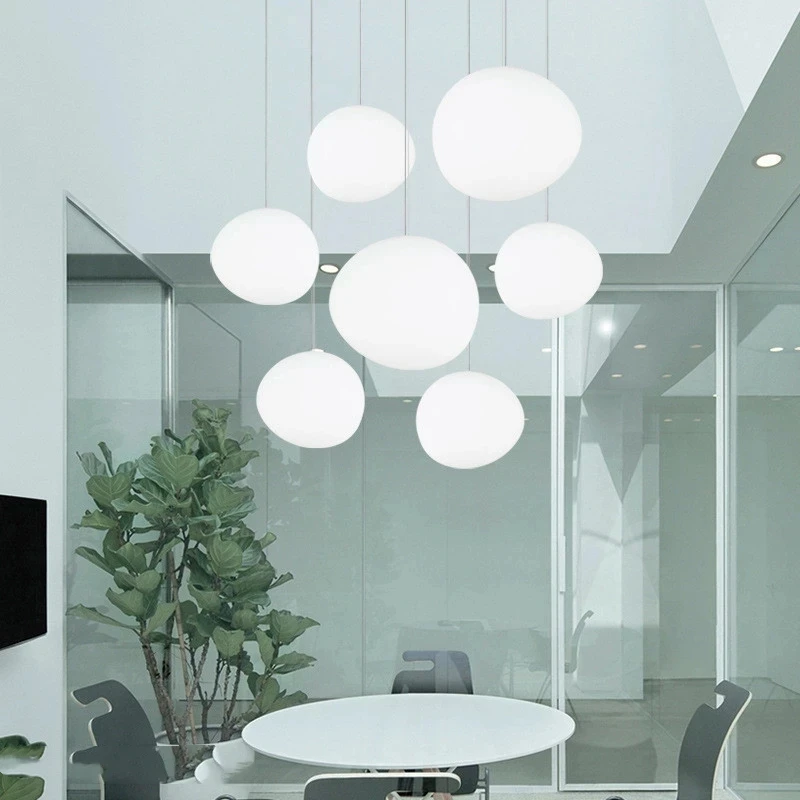 

Modern Pendant Lights Italy Foscarini Gregg Hanging Lamp Led Irregular Glass Hanging Lamp Dining Room Kitchen Loft Light Fixture