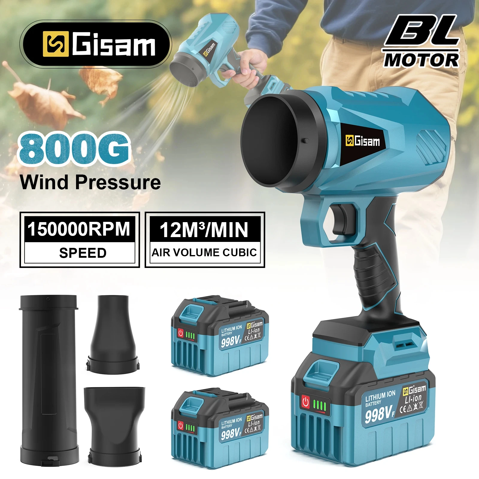 Dmuchawa Gisam 150000RPM z EU za $51.61 / ~189zł