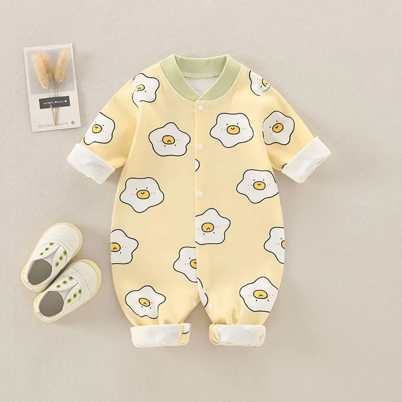 Baby Rompers Cotton Jumpsuit Boys and Girls Infant One Piece