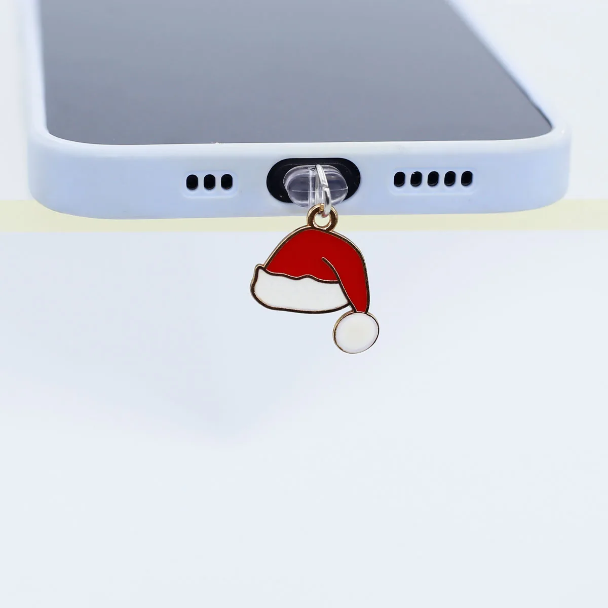 Handy-Staubschutz-Anhänger Weihnachtsserie Zubehör Dekoration für iPhone 17 Typ-C Anschluss Anhänger Hängeseil – Detail 6