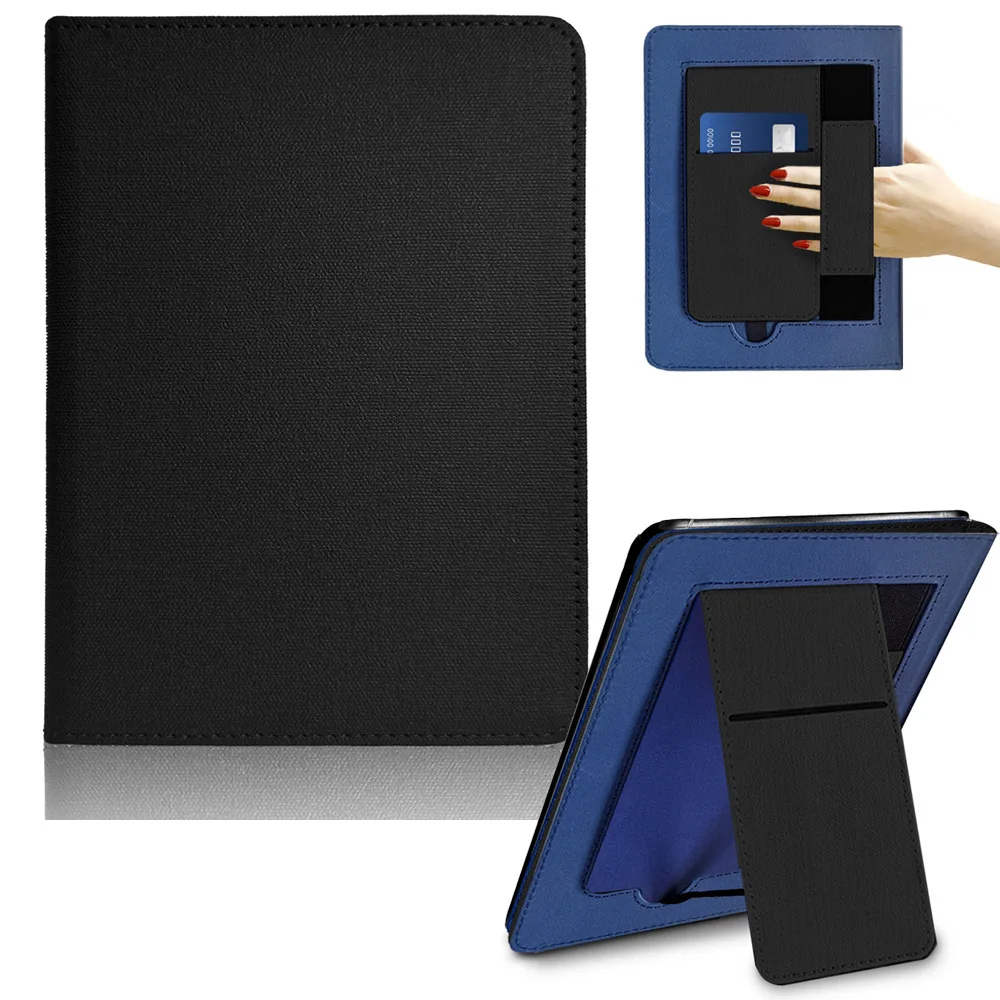 Premium Leather Case with Hand Strap & Auto Sleep Cover for 7-Inch Kindle Paperwhite Signature Edition