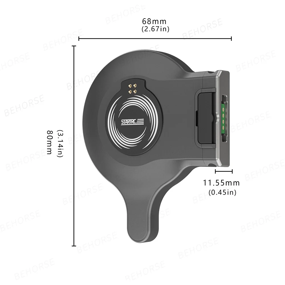 DJI Osmo Mobile 8 için Manyetik Tutucu, Manyetik Halka Telefon Tutucu, Hızlı Çıkarma Braketi, DJI OM 7 Gimbal Sabitleyici Aksesuarları