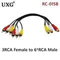 3RCA Female-6R Male